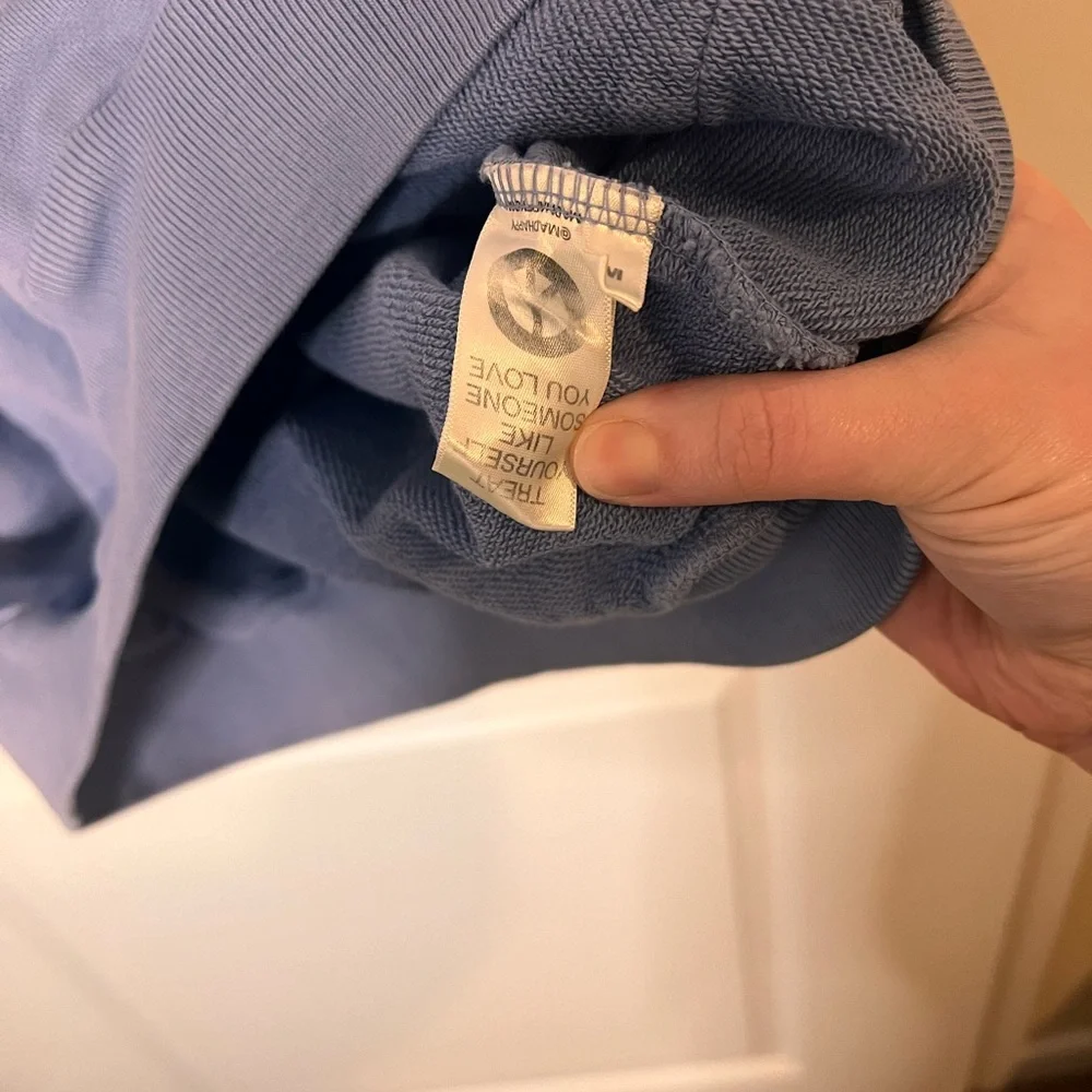 Madhappy Light Blue Hoodie with Colorful Lettering - Picture 5 of 9